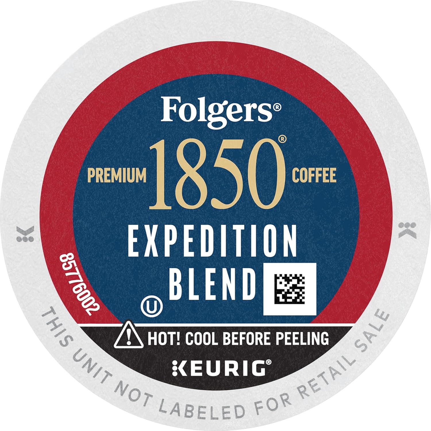 Folgers 1850 Expedition Blend Medium Roast Coffee, 60 Keurig K-Cup Pods (Pack - View 3