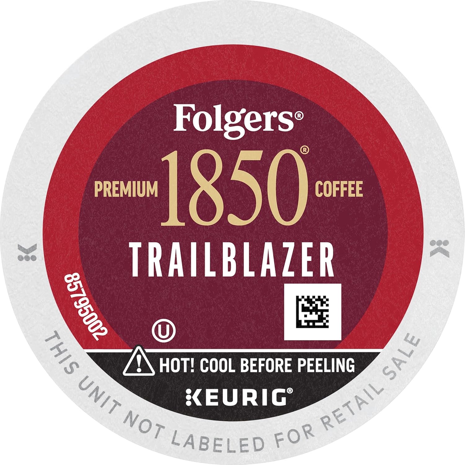 1850 Coffee Trailblazer Medium Dark Roast Coffee, 96 K Cups for Keurig Coffee