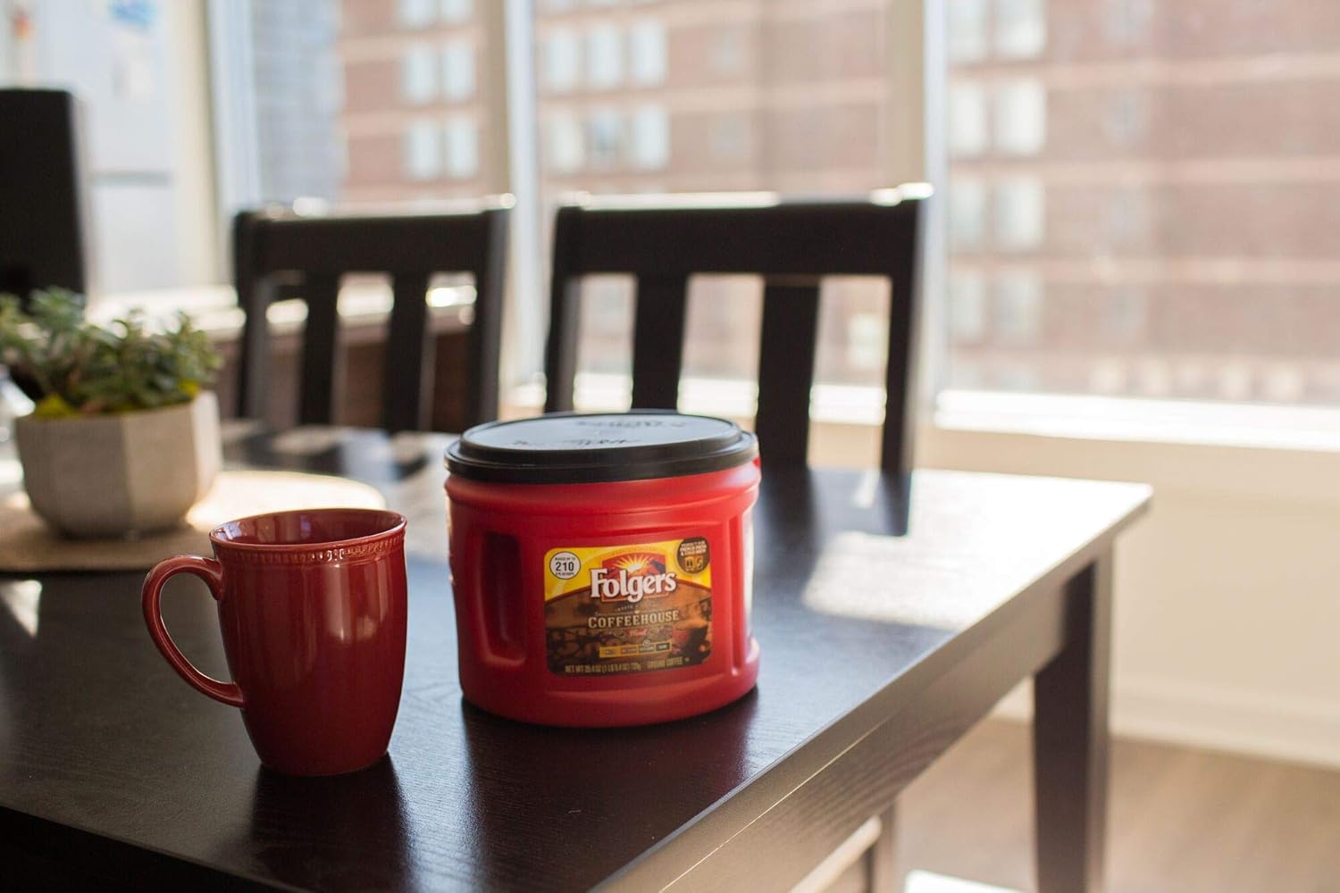Folgers Coffeehouse Blend Medium Dark Roast Ground Coffee, 25.4 Ounces (Pack of - View 6