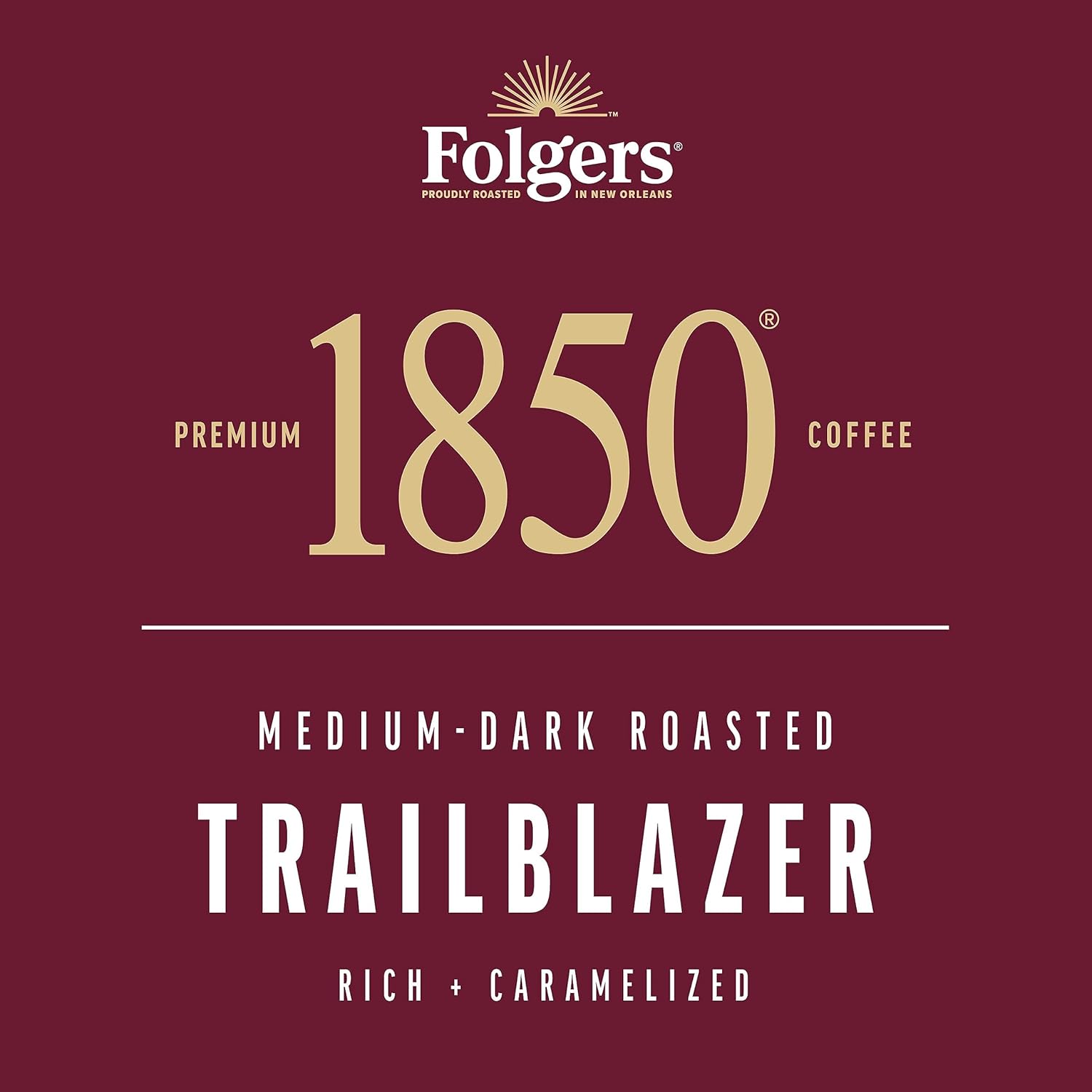 1850 Trailblazer Medium-Dark Roast Ground Coffee, 12 oz - View 6