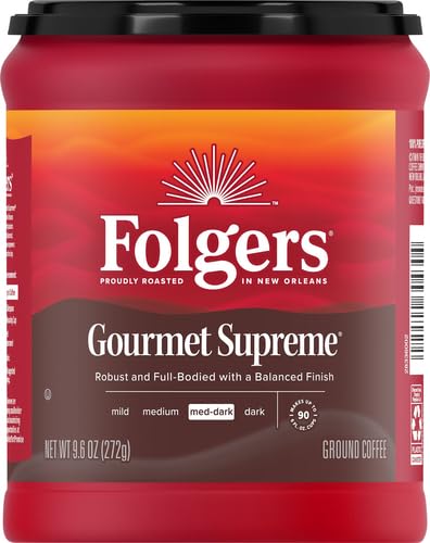Folgers Gourmet Supreme Ground Coffee, 9.6 Ounce Canisters - View 2