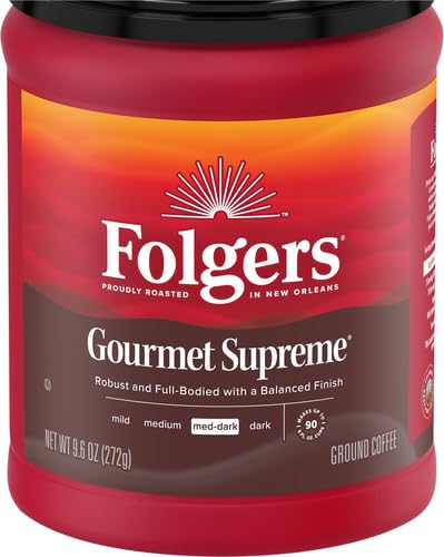 Folgers Gourmet Supreme Ground Coffee, 9.6 Ounce Canisters - View 3