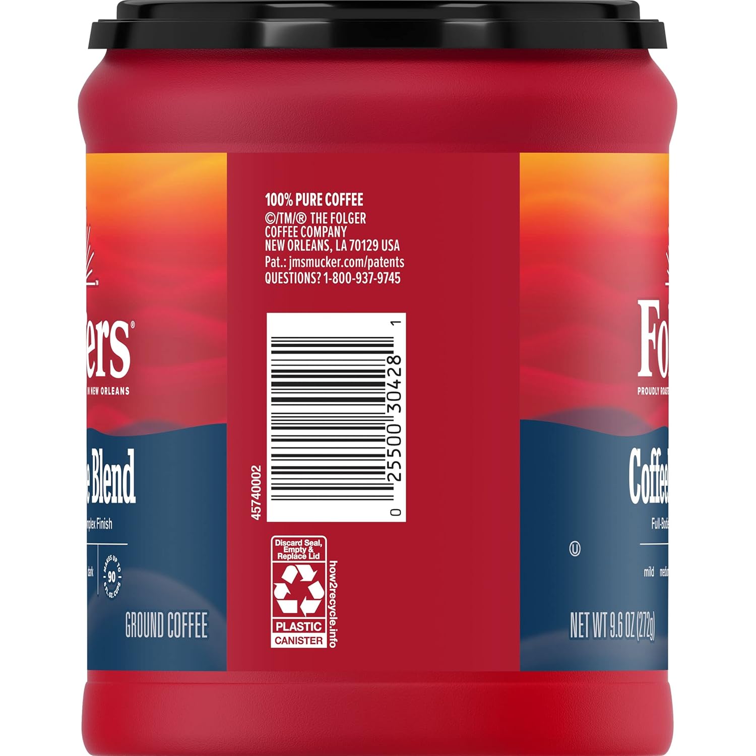 Folgers Coffeehouse Blend Ground Coffee, Medium-Dark Roast, 9.6 Ounces - View 4