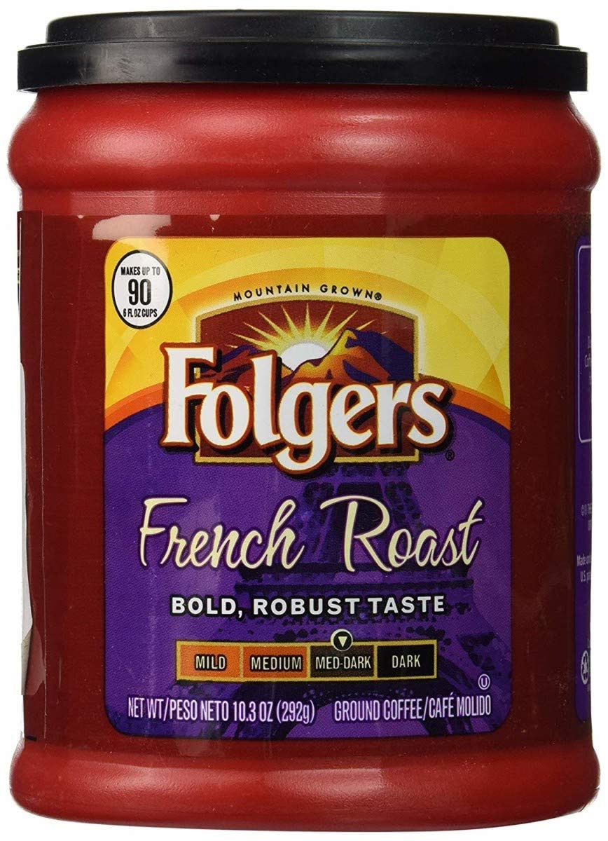 Folgers French Roast Medium Dark Coffee 10.3 oz - View 2