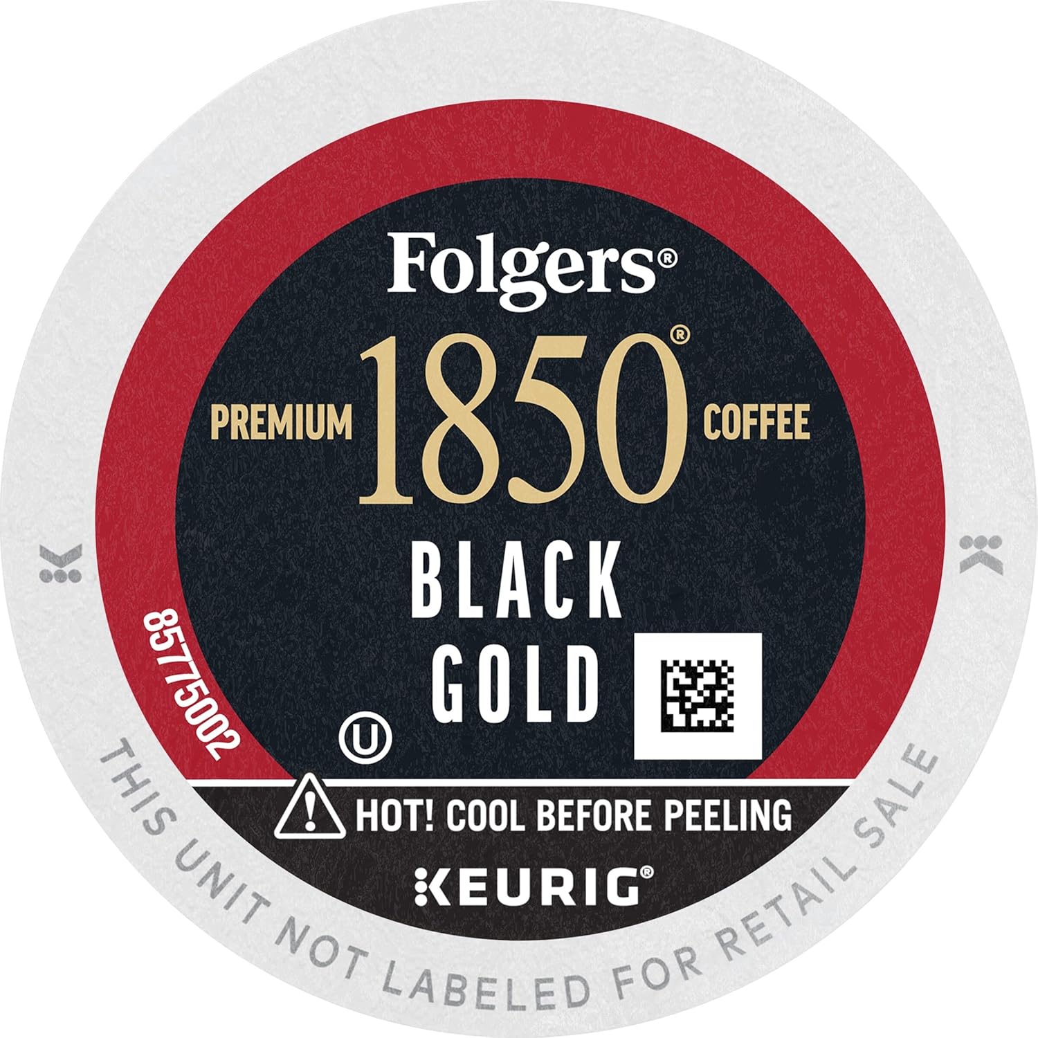 Folgers 1850 Black Gold Dark Roast Coffee, 60 Keurig K-Cup Pods - View 5