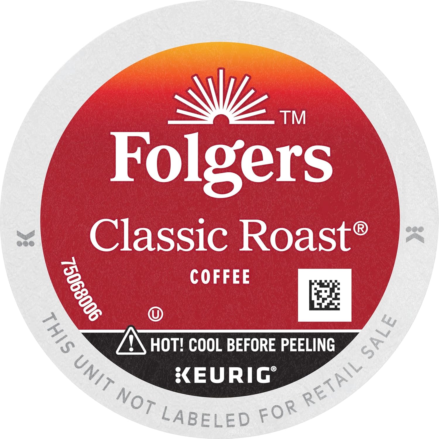 Folgers Classic Roast Medium Roast Coffee, 12 Keurig K-Cup Pods (Pack of 1, 12 - View 5