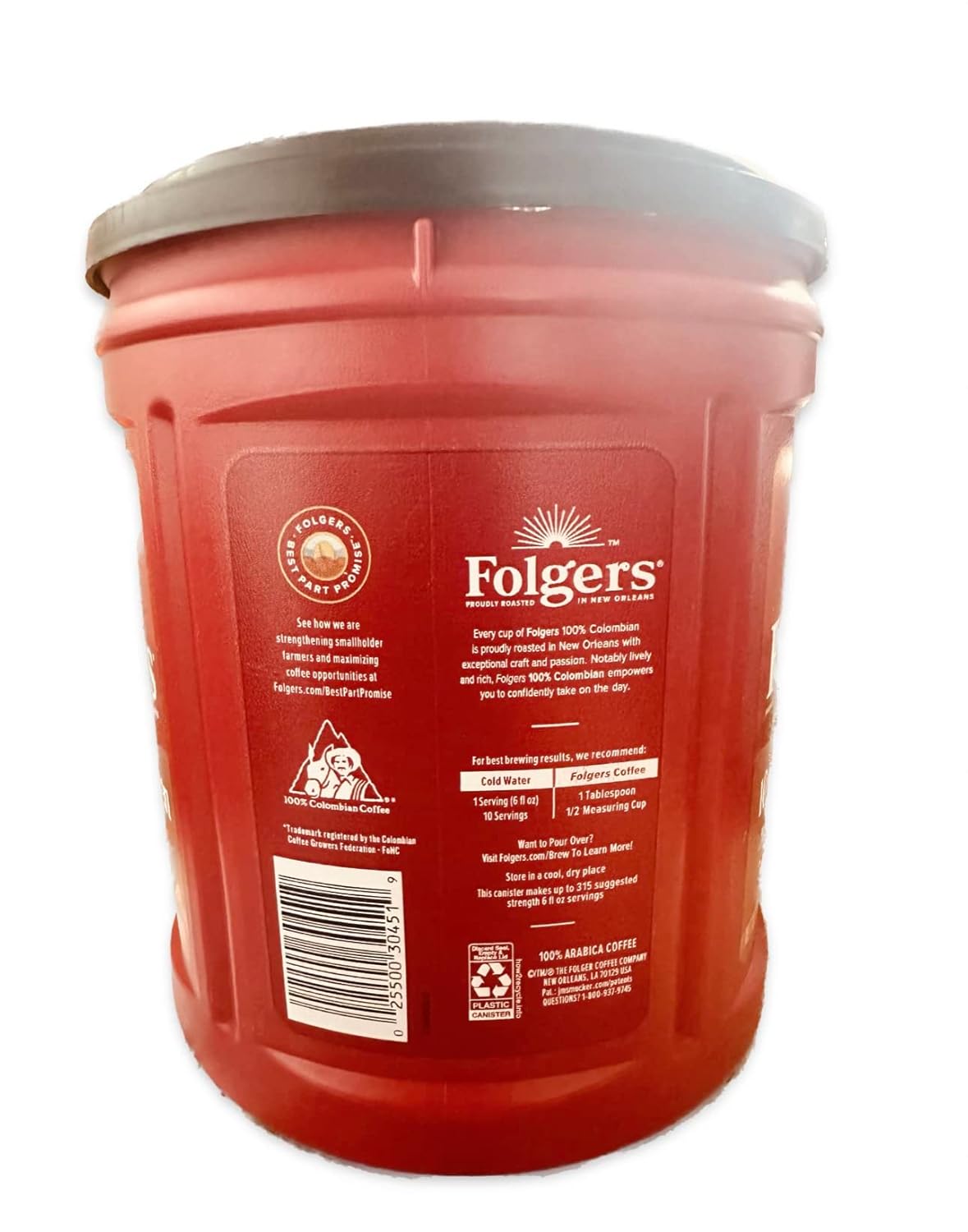 Folgers 100% Colombian Medium Roast Coffee 33.7oz - View 2