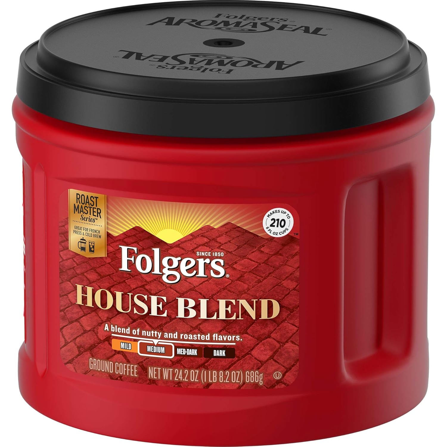 Folgers House Blend Medium Roast Ground Coffee, 24.2 Ounces - View 5