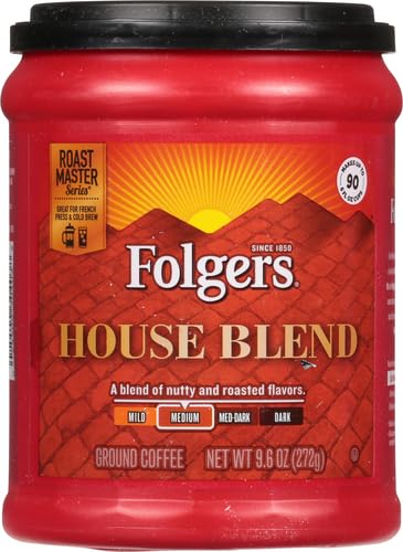 Folgers House Blend Ground Coffee, Medium Roast, 9.6 Ounce (Pack of 3) - View 3