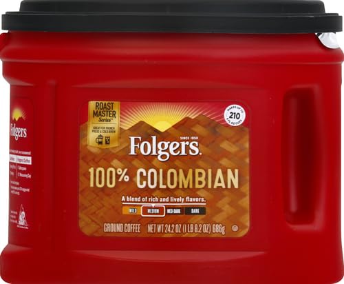 Folgers 100% Colombian Medium Roast Ground Coffee, 24.2 Ounces - View 2