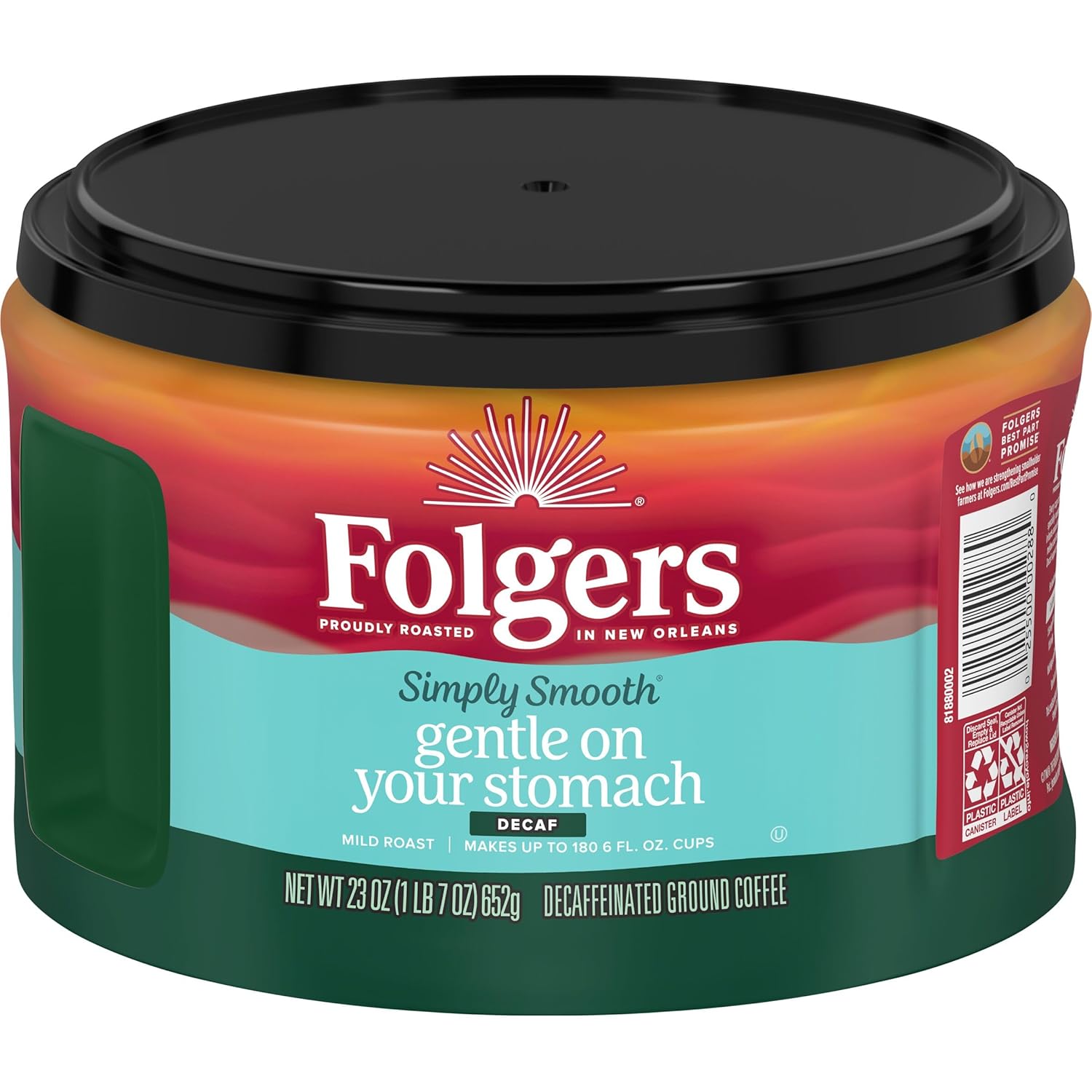 Folgers Simply Smooth Mild Roast Ground Coffee, 23 Ounces - View 3