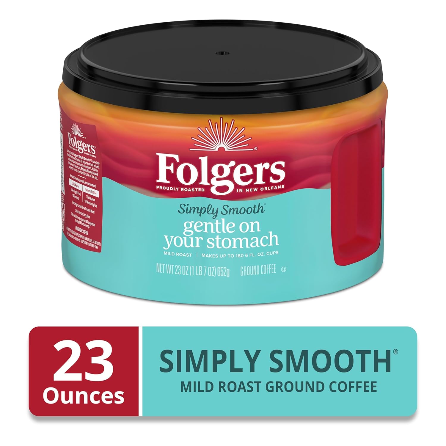 Folgers Simply Smooth Coffee, 23 Ounce - View 2