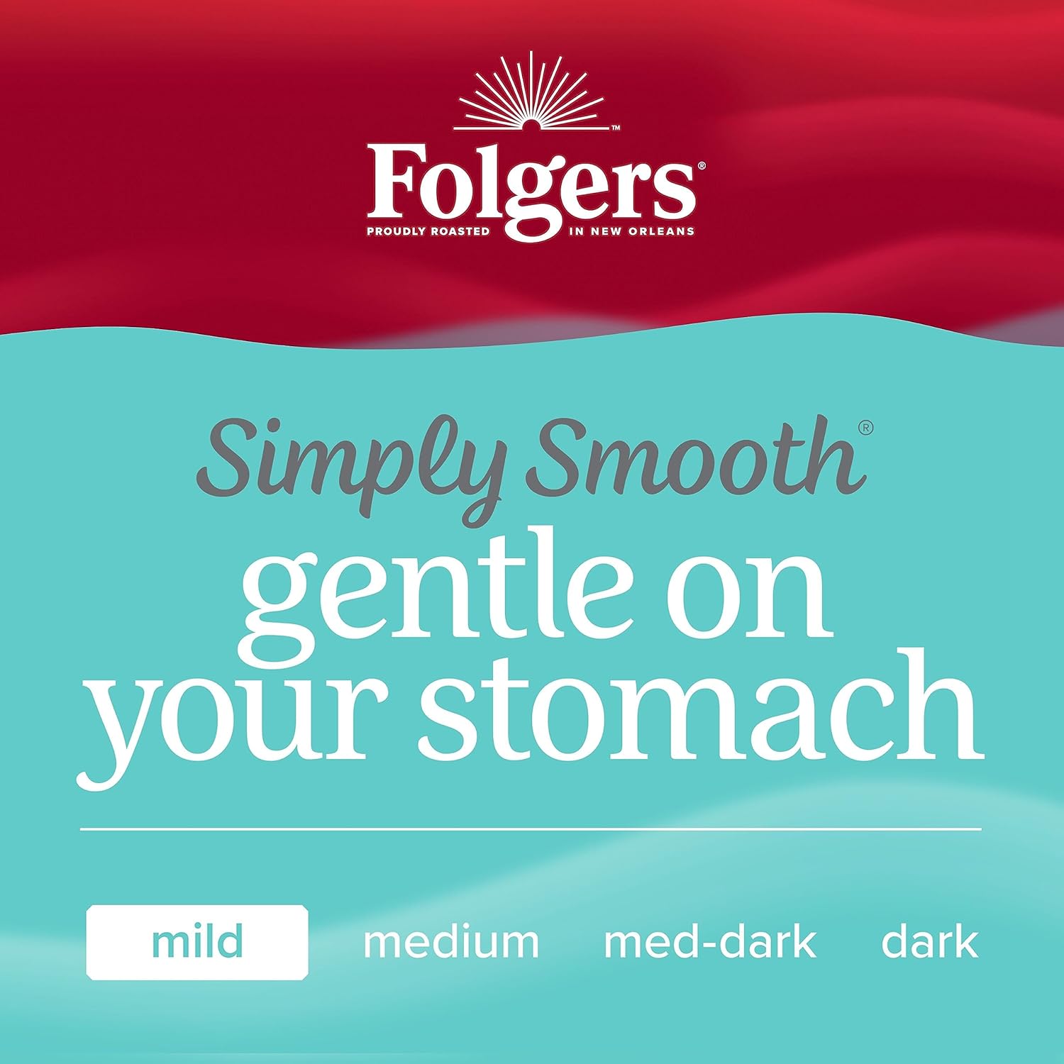 Folgers Simply Smooth Ground Coffee, Mild Roast, 27 Oz. Canister - View 6