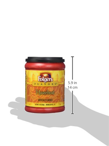 Folgers Hazelnut Flavored Ground Coffee, 11.5 Ounces - View 2