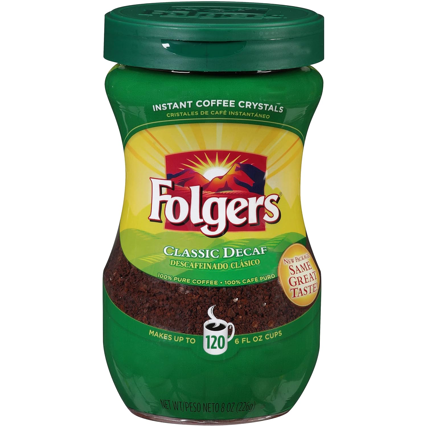 Folgers Folgers House Blend Medium Roast Ground Coffee, Decaf Instant, 10.3 Oz - View 3