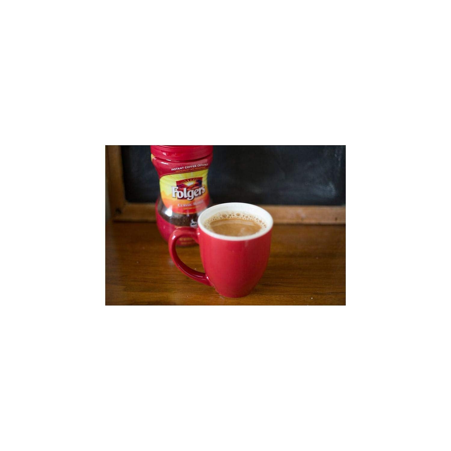 Folgers Instant Coffee Crystals, Classic Roast, 16 ounce - View 3