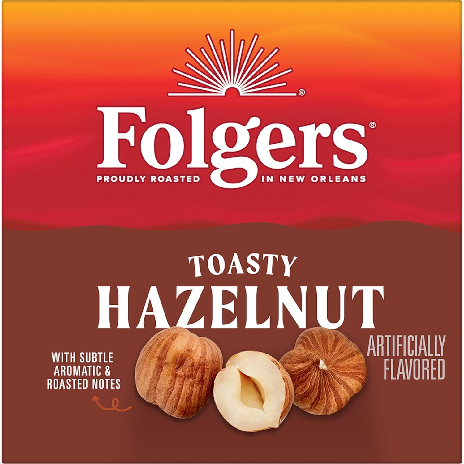 Folgers Toasty Hazelnut Artificially Flavored Coffee, Keurig K-Cup pods, 10 - View 4