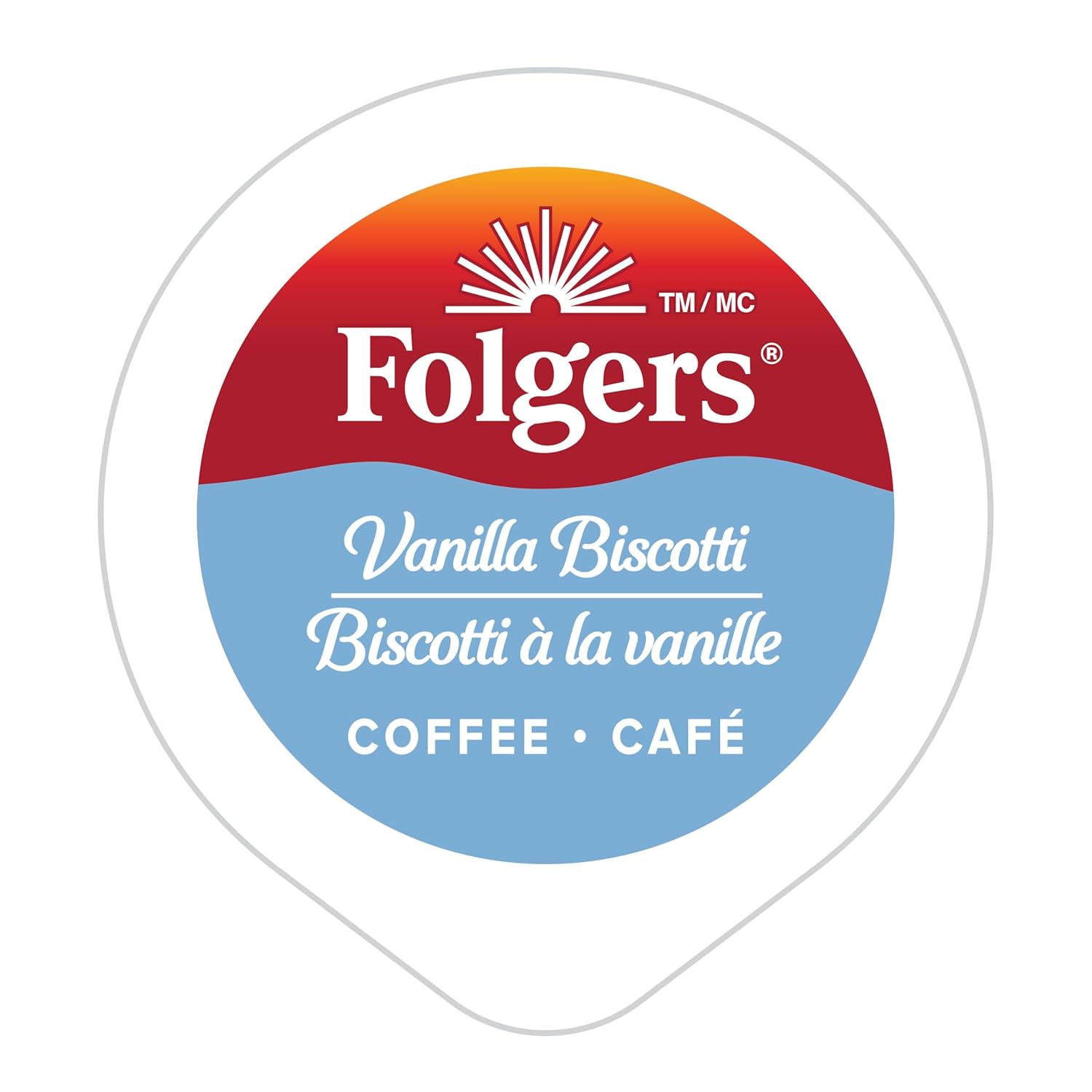 Folgers Vanilla Biscotti Coffee K-cups, 30 Count, 270g/9.5 oz. Box (Imported - View 2