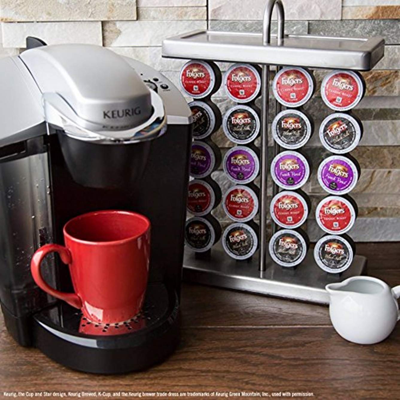 Folgers Black Silk Dark Roast Coffee, 12 Keurig K-Cup Pods (Pack of 2) - View 5