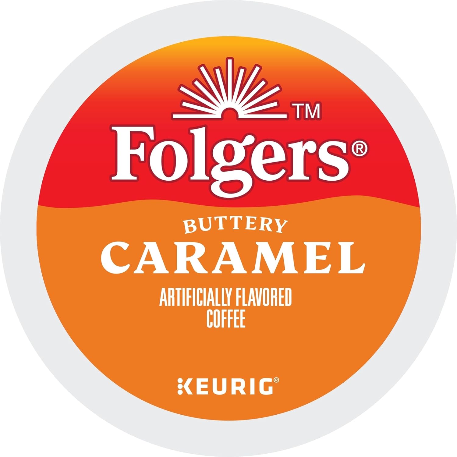 Folgers Caramel Drizzle Flavored Coffee, 96 Keurig K-Cup Pods - View 5