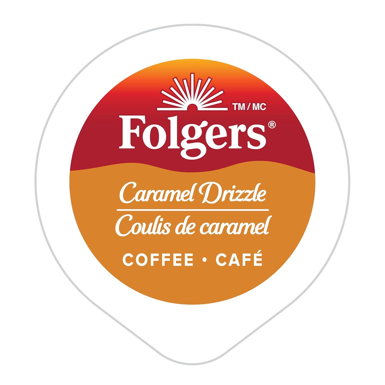 Folgers Caramel Drizzle Flavoured Coffee, Single-Serve K-Cup Pods For Keurig - View 3