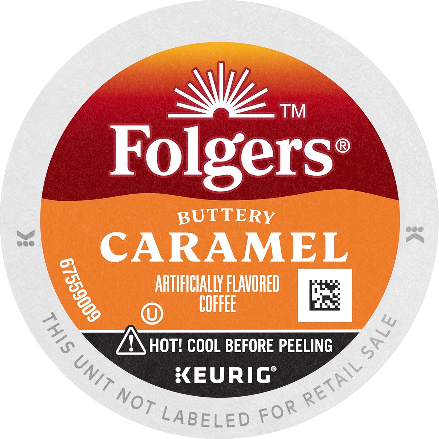 Folgers Buttery Caramel Flavored Coffee, 72 Keurig K-Cup Pods - View 2